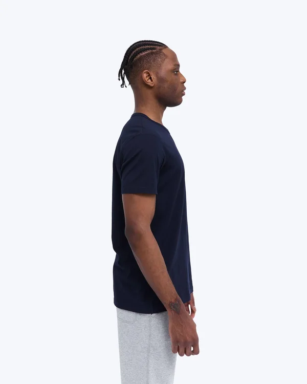 Reigning Champ Men's Cotton Tee - Navy - Size Xs