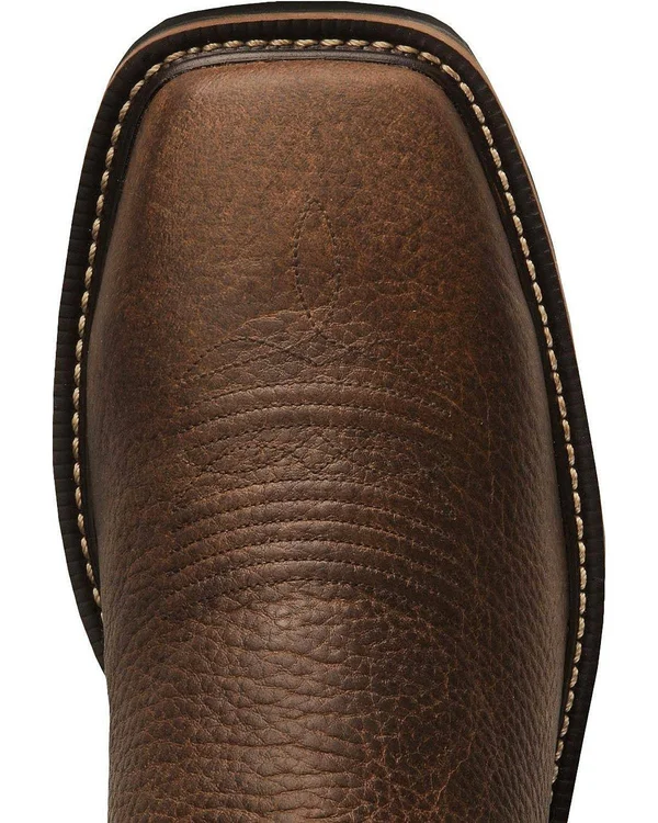 Justin Original Men's Square Toe Work Boots - Copper