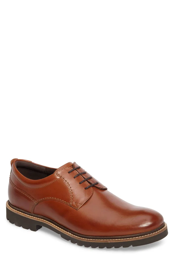 Rockport Men's Marshall Plain Toe Oxford - Size: 9, Brown