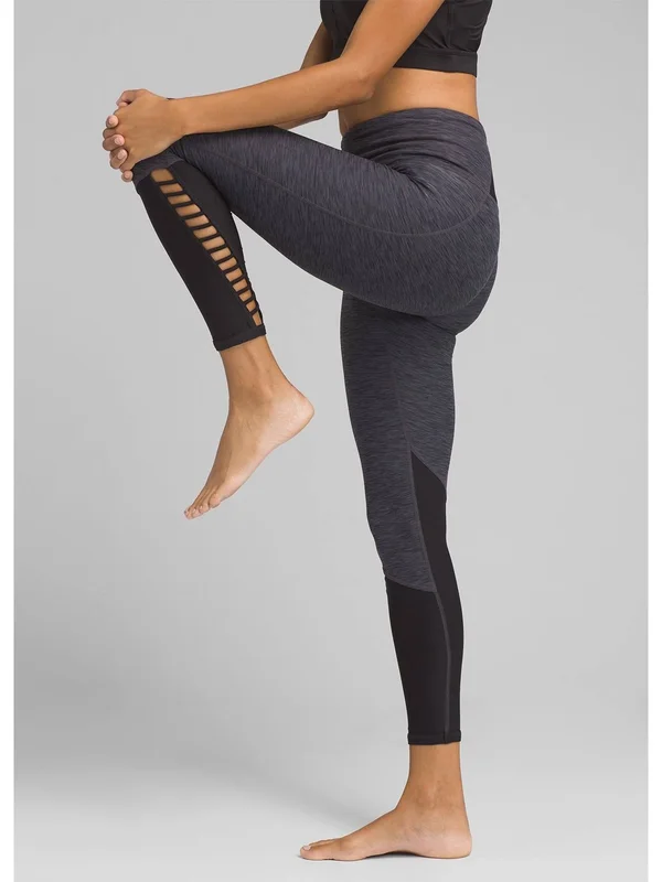 Prana Women's Bohemio 7/8 Legging - Large - Black Heather