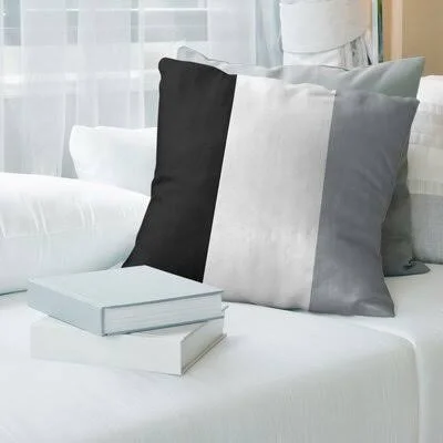 Oakland Football Throw Pillow Cover East Urban Home Color: White Accent, Size: 16x22 x 16