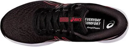 Men's Asics GEL-Excite 7 Running Shoe - Black/Red - Size 9