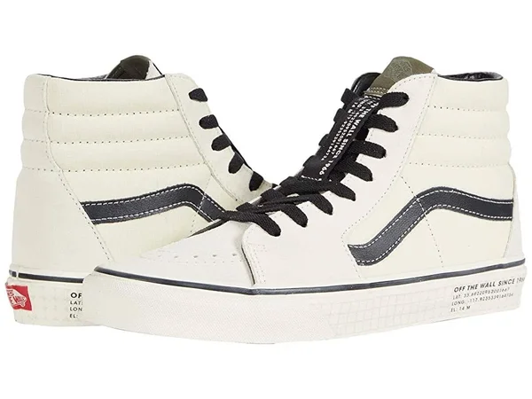 Vans Sk8-Hi 66 Supply 10.5 - Antique White/Black