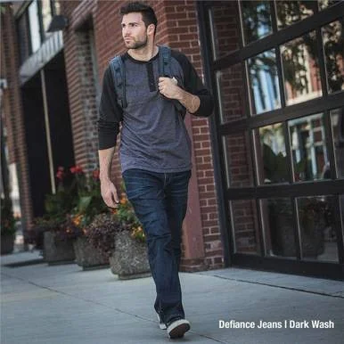Vertx Defiance Jeans, Men's Black Heart Wash