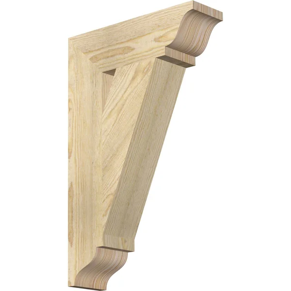 4x22W x 14x22D x 22x22H Traditional Traditional Rough Sawn BRACKET - Douglas Fir