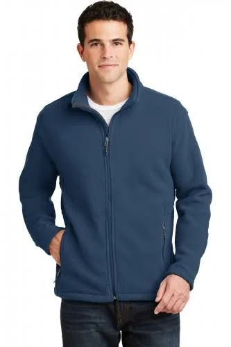 12 Custom Port Authority F217 Value Fleece Jacket - Insignia Blue - XLT