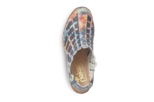 Rieker 46778-91 (Ice/Multi/Ozean) Women's Shoes