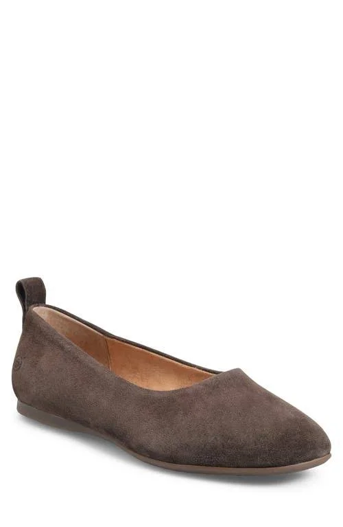 Born Women's &Beca& Flats Shoe (US Size 8.5) in Brown