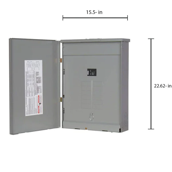 Siemens SN Series 100 Amp 12-Space 24-Circuit Main Breaker Plug-On Neutral Load Center Outdoor