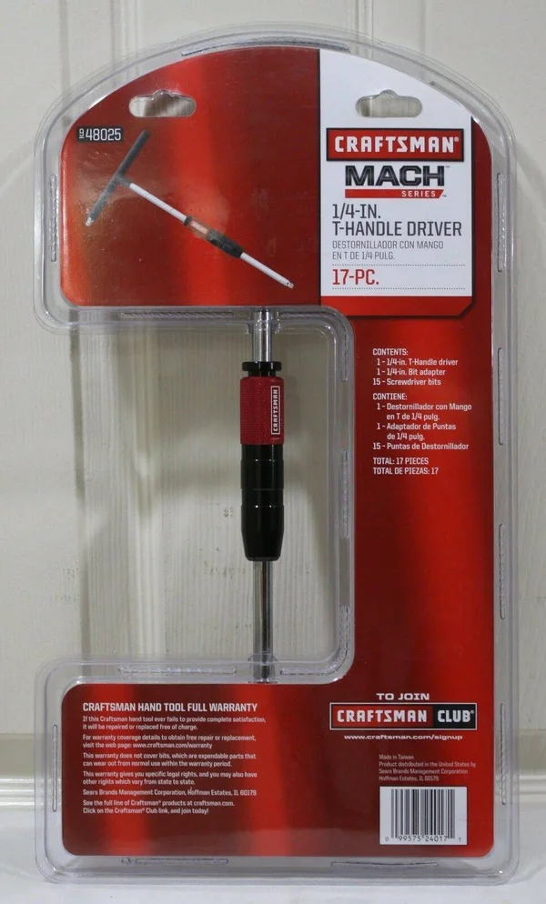 Craftsman Mach T Handle Driver 17 PC