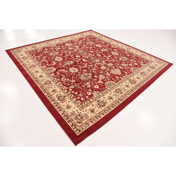 Unique Loom Washington Sialk Hill Area Rug - 7& x 10& Dark Blue