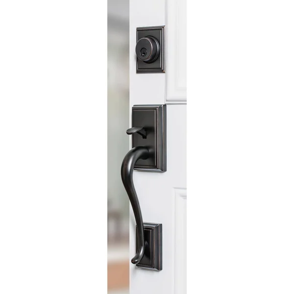 Schlage F58-ADD Addison Single Cylinder Exterior Entrance Handleset - Antique Pewter