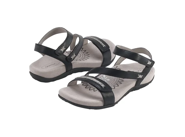 Aetrex Women's Gabby Adjustable Sandal - Red, 38