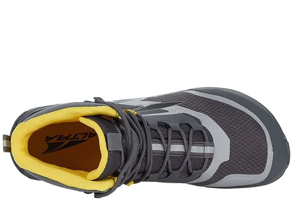 Altra Men's Lone Peak All-Wthr Mid Gray/Yellow, 10.5