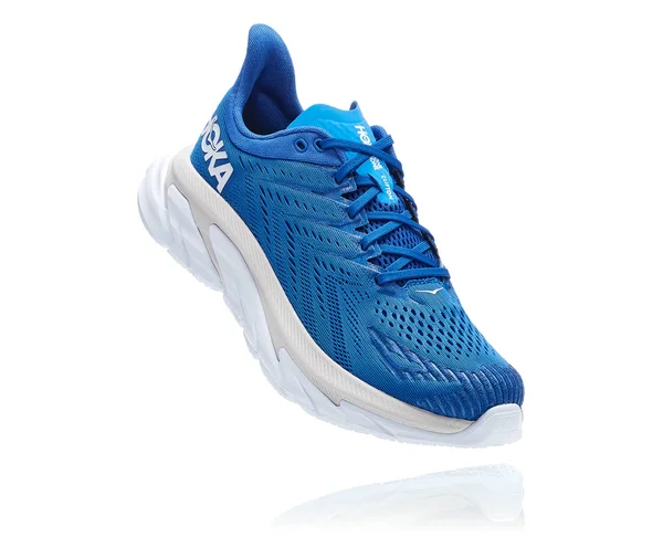 Hoka One One Men's Clifton Edge Shoe - 9 - Turkish Sea, White