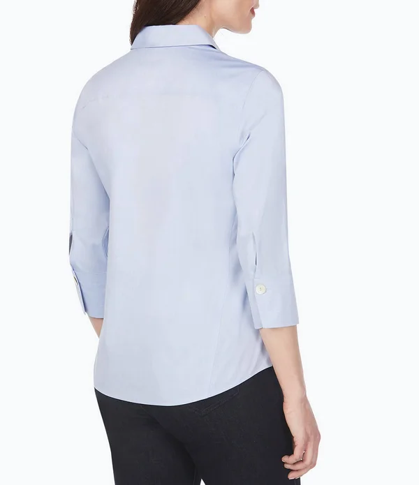 Foxcroft Paityn Non-Iron Cotton Shirt - Pink - 12