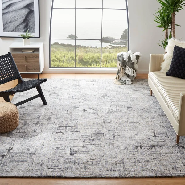 Safavieh Rugs Abstract Ivory, Black 3' x 5'