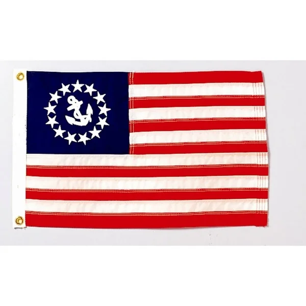 Sewn U.S. Yacht Ensign Flag, 3' x 5'