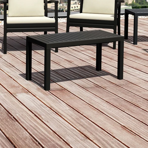 Compamia Ocean Rectangle Coffee Table Black