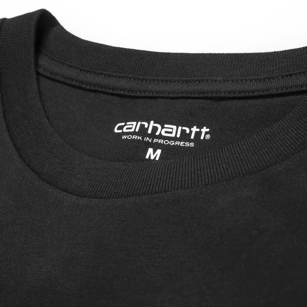Carhartt WIP Long Sleeve Pocket T-Shirt - Black