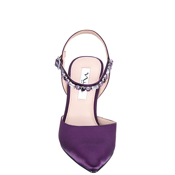 Nina Eggplant Tonya Pointed Toe Pumps