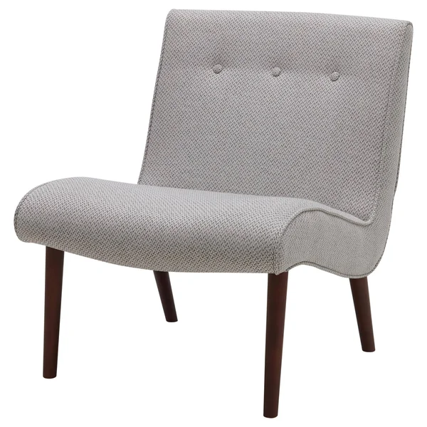 New Pacific Direct Alexis Fabric Chair - Cardiff Gray