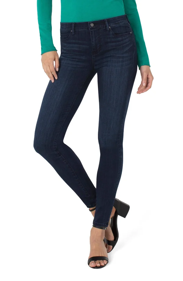 Liverpool Women's Abby Skinny Silky Soft Jeans in Freeman - Cotton/Polyester/Rayon, Size 8
