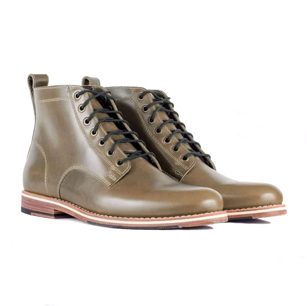 Helm The Zind Boots in Olive - Men's Size 9/EE, Babbo Leather
