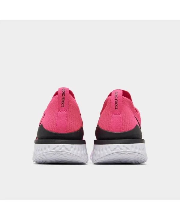 Nike Women's Epic React Flyknit 2 Running Shoes, Size: 7.5, Pink