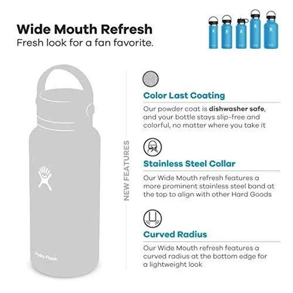 Hydro Flask Wide Mouth 64 oz. Bottle - Alpine