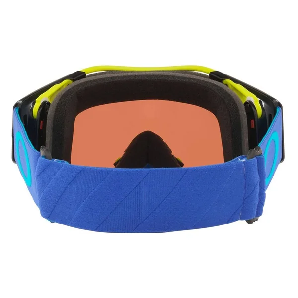 Oakley Airbrake MX Tuff Blocks Green Lens Blue