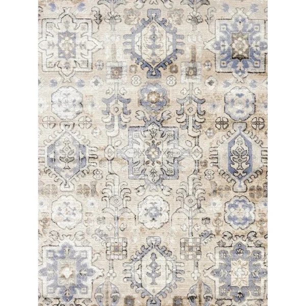 Pasargad Home PRC-1022IG 5x7 5 x 7 ft. Amadeus Design Power Loom Area Rug Ivory