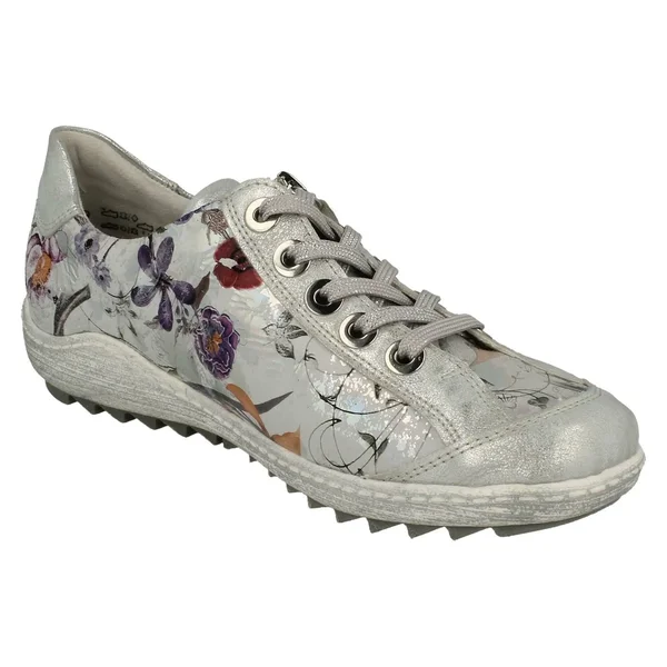 Remonte R1402-90 Zigzip 81 Floral Print Womens Lacing Shoes