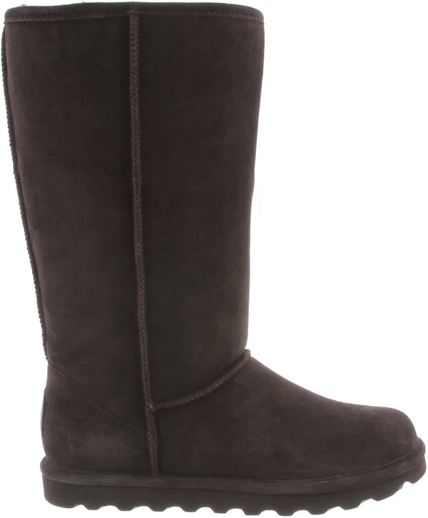 Bearpaw Women's Chocolate Elle Tall Wide Boots - Size 6, Brown