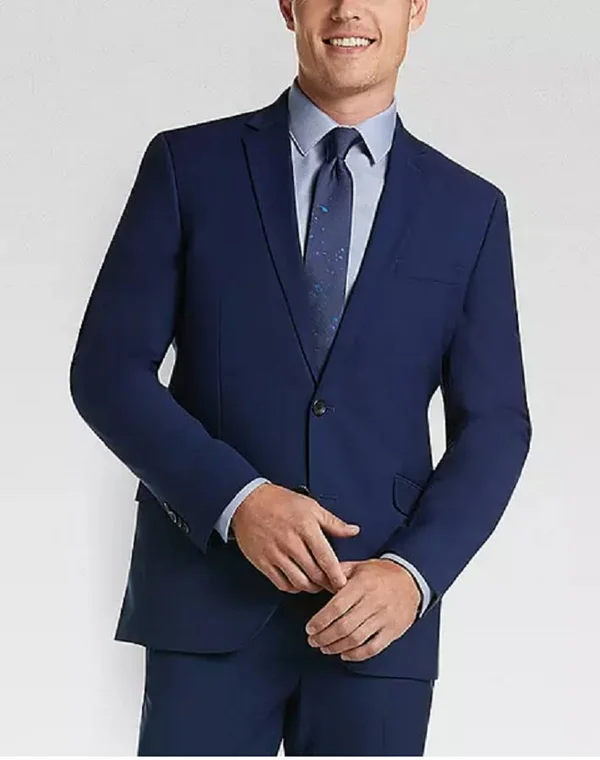 Kenneth Cole New York Slim-Fit Nested Suit - Men's, Size: 44L, Blue