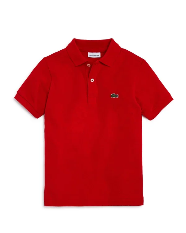 Lacoste Boys Short Sleeve Classic Pique Polo Shirt