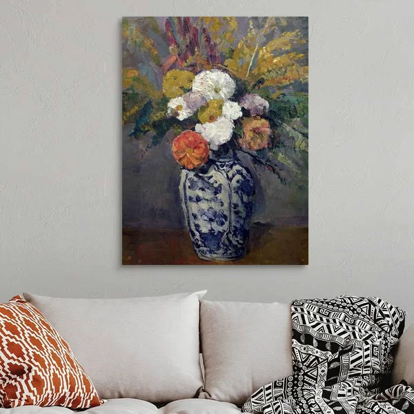 Dahlias, c.1873, Canvas Wall Art, 30x40, Great Big Canvas