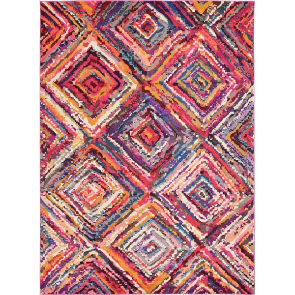 Unique Loom Orleans Estrella Area Rug - 8& x 11& (Multi)