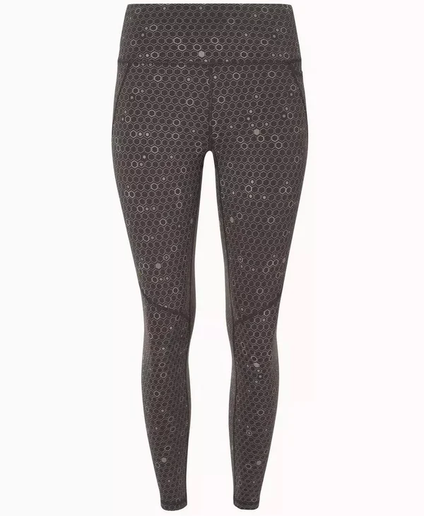 Sweaty Betty Power Reflective 7/8 Workout Leggings, Grey, Women's XXLarge