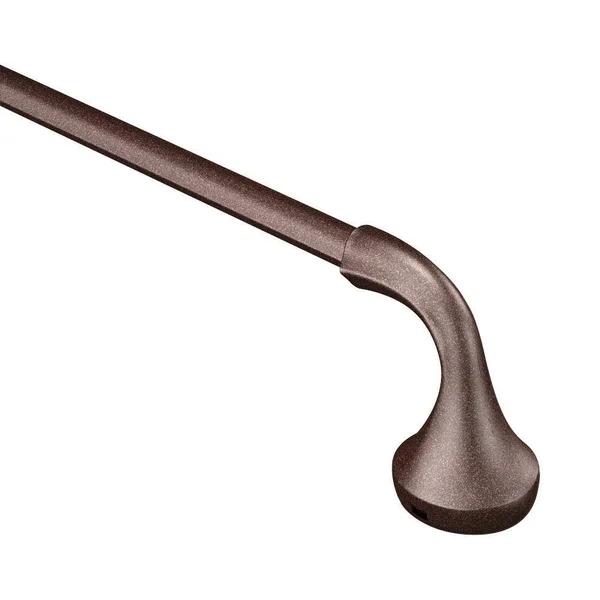 Moen Eva 4-Piece Bath Hardware Set with 18 in. Towel Bar - Paper Holder, Towel Ring, and Robe Hook in Oil Rubbed Bronze