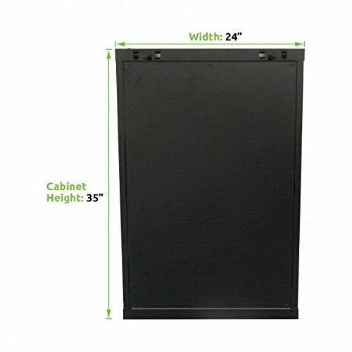 Navepoint 18U Deluxe It Wallmount Cabinet Enclosure 19-inch Server Network Rack with 81788