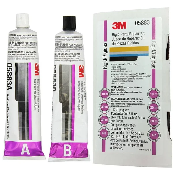 3M 05883 Rigid Parts Repair Tube Kit - 5 oz.