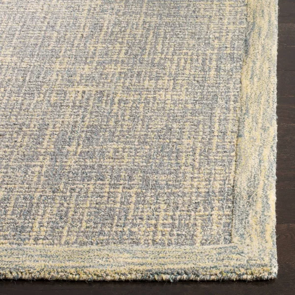 Safavieh 6& x 6& Round Abstract ABT220C Navy, Ivory Rug