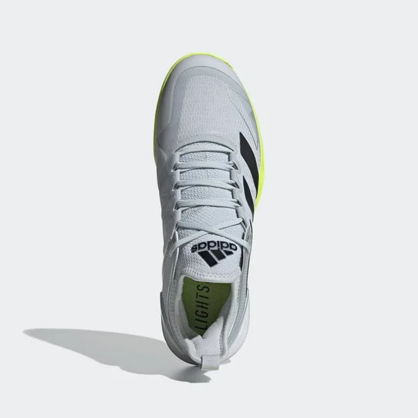 Adidas Adizero Ubersonic 4 Tennis Shoes - Men's - Cloud White, Halo Blue - 13.5
