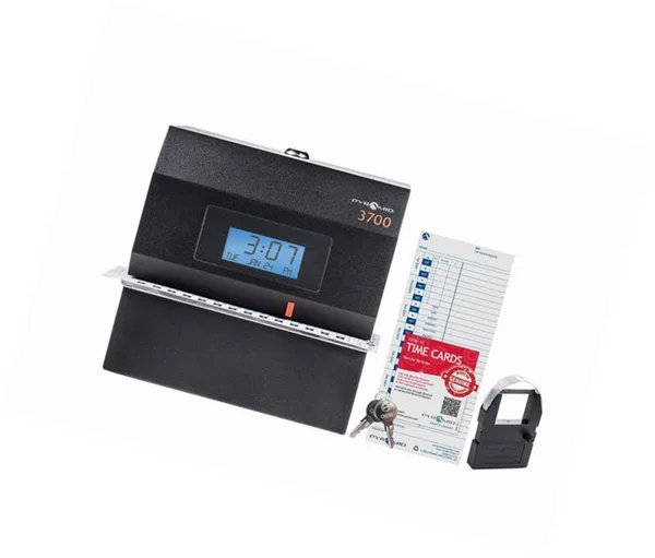Pyramid 3700 Heavy Duty Steel Time Clock and Document Stamp - Made in The USA