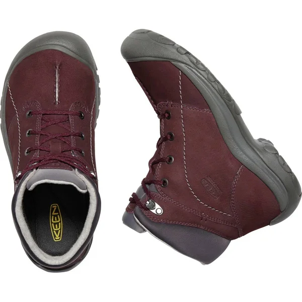 Keen Women's Kaci Winter WP Mid (8 Winetasting/Steel Grey)