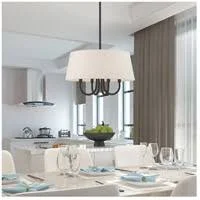 Livex Lighting 50804-92 Belclaire 4-Light Pendant Chandelier - English Bronze