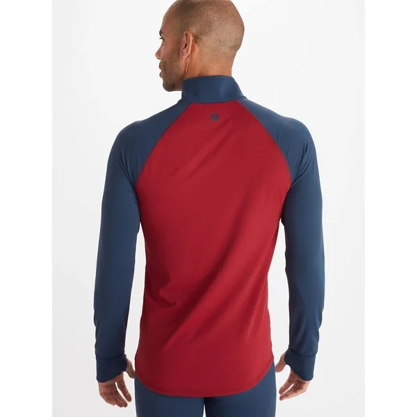 Marmot Baselayer 1/2-Zip Top - Men's Black, XL