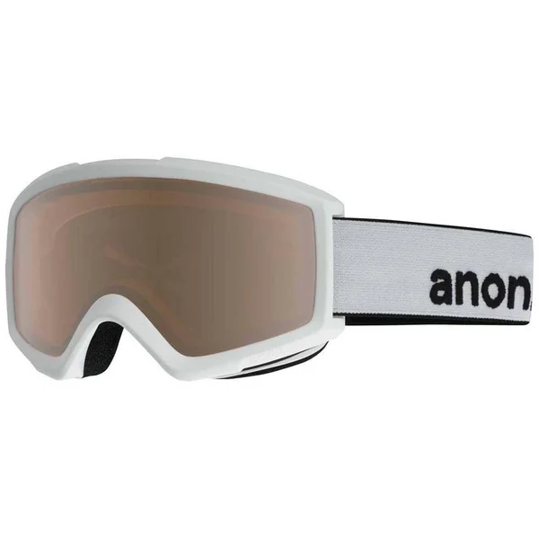 Anon Helix 2.0 Goggles (White/Silver Amber + Amber)