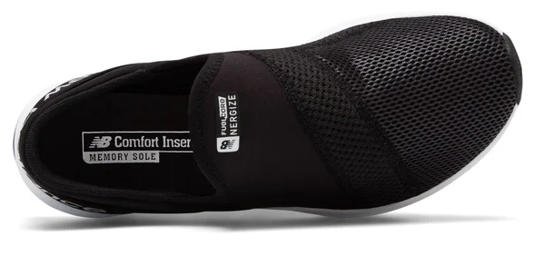 New Balance Women's FuelCore Nergize Easy Slip-On Shoes Black - Size: 6